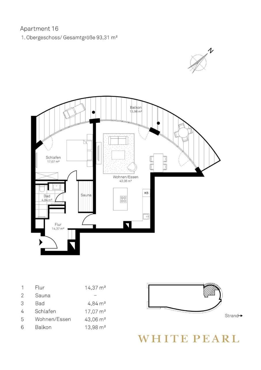 White Pearl Apartment 1.16 Timmendorfer Strand Ngoại thất bức ảnh